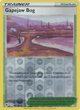 142/189 Gapejaw Bog ASR Uncommon Reverse Holo