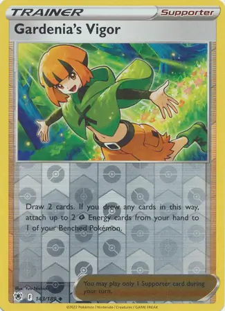 143/189 Gardenia's Vigor ASR Uncommon Reverse Holo
