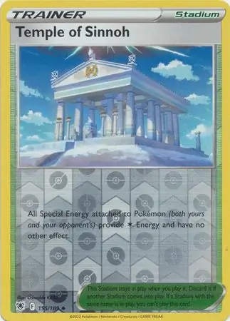 155/189 Temple of Sinnoh ASR Uncommon Reverse Holo