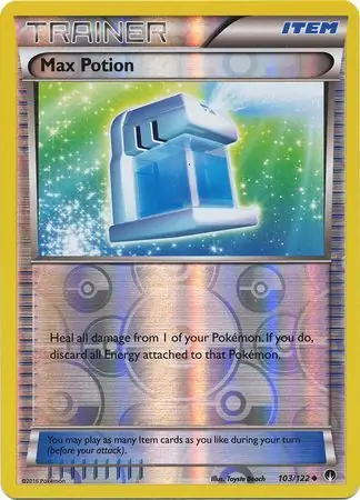103/122 Max Potion BKP Uncommon Reverse Holo