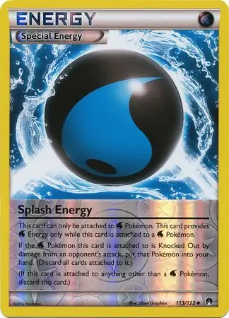 113/122 Splash Energy BKP Uncommon Reverse Holo