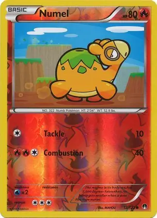 12/122 Numel BKP Common Reverse Holo