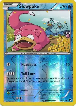 19/122 Slowpoke BKP Common Reverse Holo