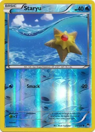 25/122 Staryu BKP Common Reverse Holo