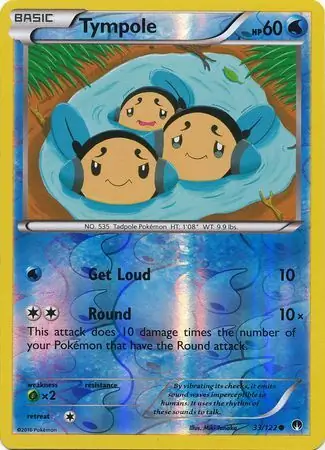 33/122 Tympole BKP Common Reverse Holo