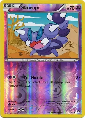 53/122 Skorupi BKP Common Reverse Holo