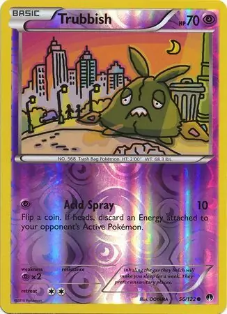 56/122 Trubbish BKP Common Reverse Holo