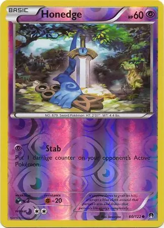 60/122 Honedge BKP Common Reverse Holo