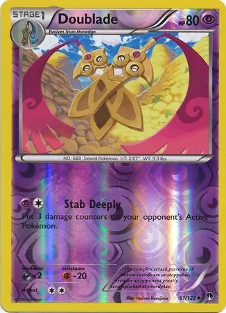 61/122 Doublade BKP Uncommon Reverse Holo