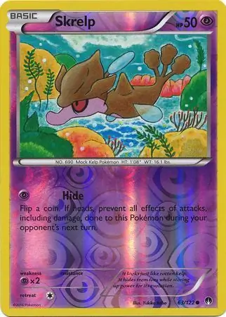 63/122 Skrelp BKP Common Reverse Holo