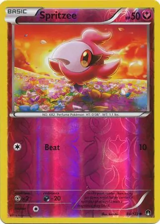 84/122 Spritzee BKP Common Reverse Holo