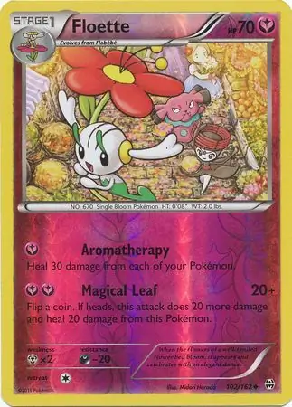 102/162 Floette BKT Uncommon Reverse Holo