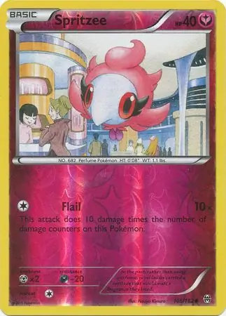 105/162 Spritzee BKT Common Reverse Holo