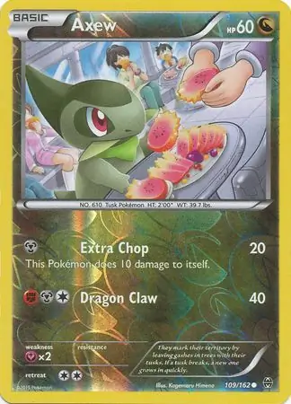 109/162 Axew BKT Common Reverse Holo