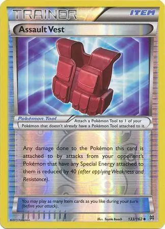 133/162 Assault Vest BKT Uncommon Reverse Holo