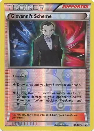 138/162 Giovanni's Scheme BKT Uncommon Reverse Holo