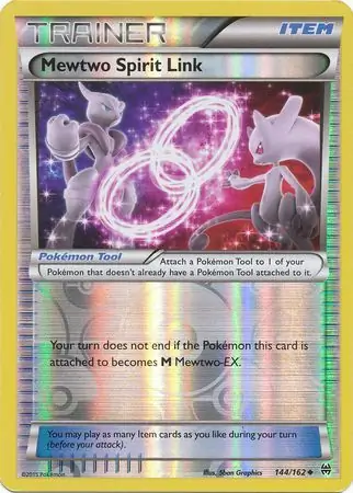 144/162 Mewtwo Spirit Link BKT Uncommon Reverse Holo