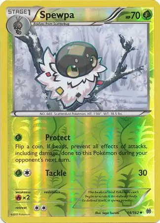 14/162 Spewpa BKT Uncommon Reverse Holo