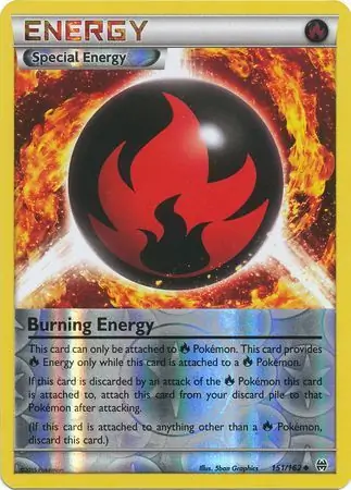 151/162 Burning Energy BKT Uncommon Reverse Holo