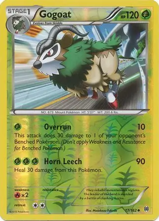 17/162 Gogoat BKT Uncommon Reverse Holo