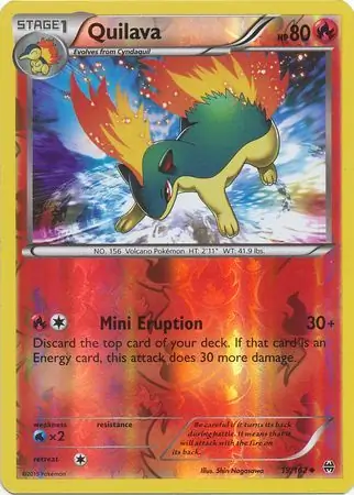 19/162 Quilava BKT Uncommon Reverse Holo