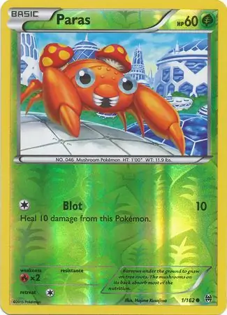 1/162 Paras BKT Common Reverse Holo