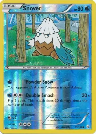 39/162 Snover BKT Common Reverse Holo