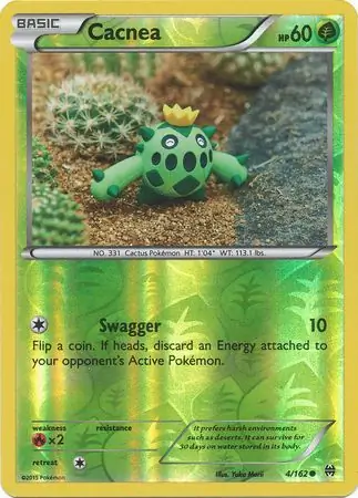 4/162 Cacnea BKT Common Reverse Holo