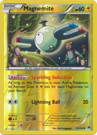 51/162 Magnemite BKT Common Reverse Holo