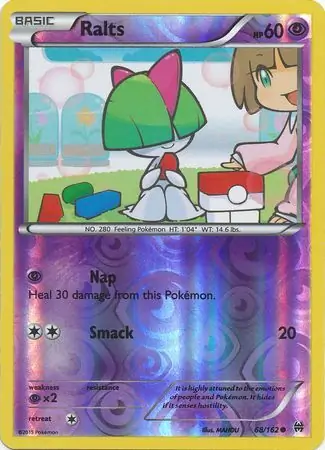 68/162 Ralts BKT Common Reverse Holo