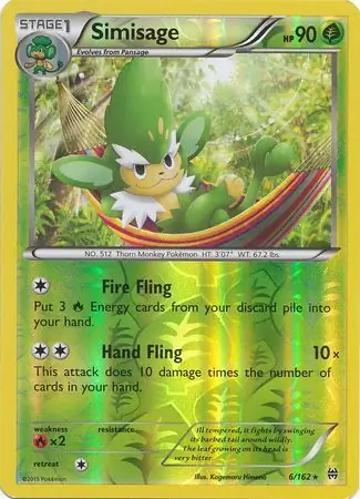 6/162 Simisage BKT Rare Reverse Holo