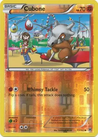 77/162 Cubone BKT Common Reverse Holo