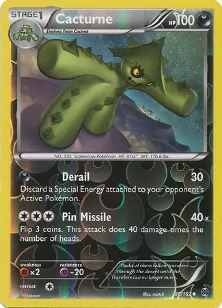 88/162 Cacturne BKT Uncommon Reverse Holo