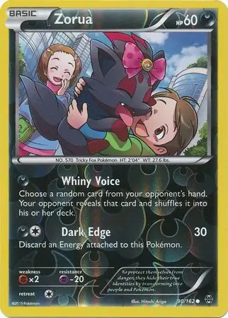 90/162 Zorua BKT Common Reverse Holo