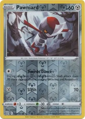 103/163 Pawniard BST Common Reverse Holo