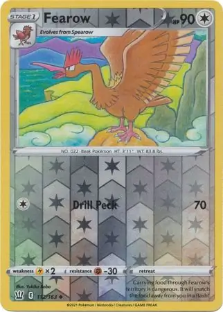 112/163 Fearow BST Uncommon Reverse Holo