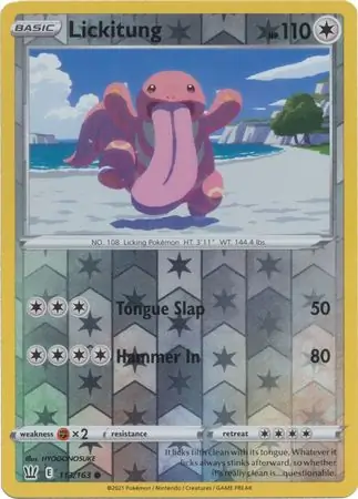 113/163 Lickitung BST Common Reverse Holo