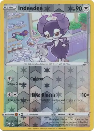120/163 Indeedee BST Uncommon Reverse Holo