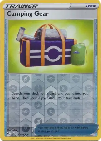 122/163 Camping Gear BST Uncommon Reverse Holo