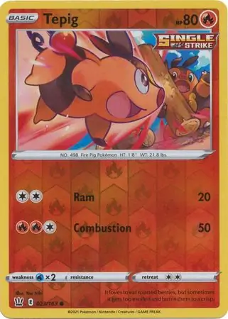 023/163 Tepig BST Common Reverse Holo