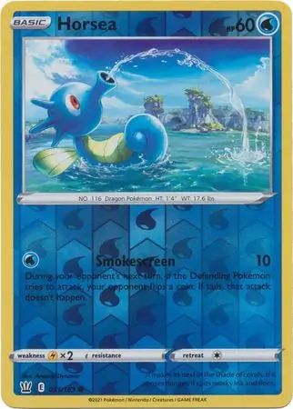 031/163 Horsea BST Common Reverse Holo