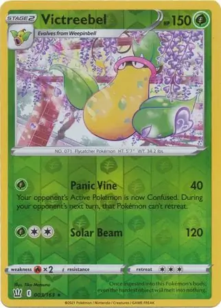 003/163 Victreebel BST Rare Reverse Holo