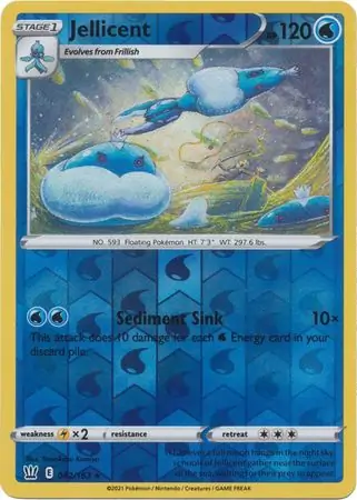 042/163 Jellicent BST Rare Reverse Holo