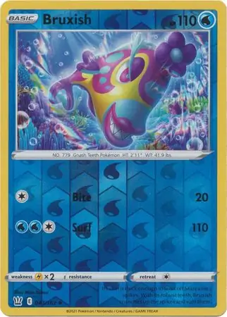 043/163 Bruxish BST Uncommon Reverse Holo