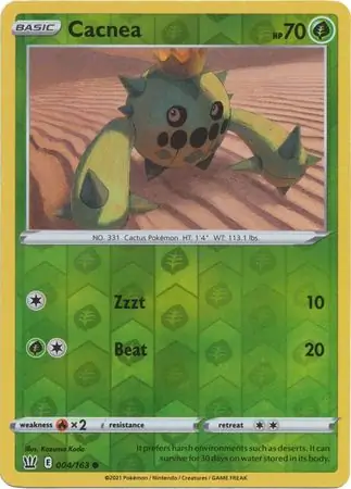 004/163 Cacnea BST Common Reverse Holo