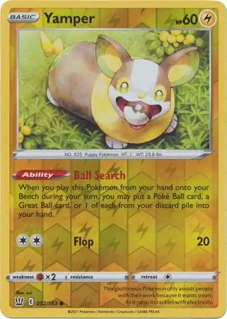 052/163 Yamper BST Common Reverse Holo