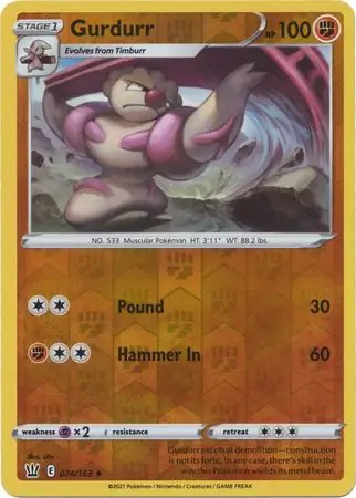 074/163 Gurdurr BST Uncommon Reverse Holo