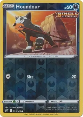 095/163 Houndour BST Common Reverse Holo