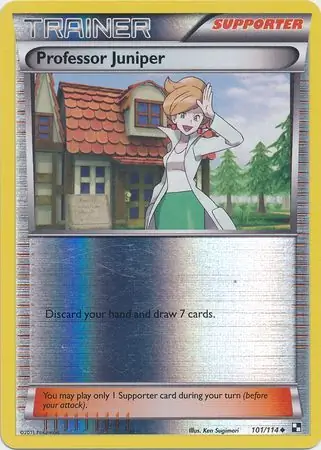 101/114 Professor Juniper BLW Uncommon Reverse Holo