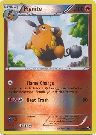 17/114 Pignite BLW Uncommon Reverse Holo